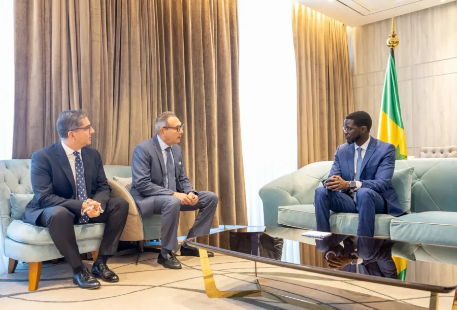 Pr Diomaye et Mohamed Mahmoud El-Etreby préside la Banque nationale dÉgypte