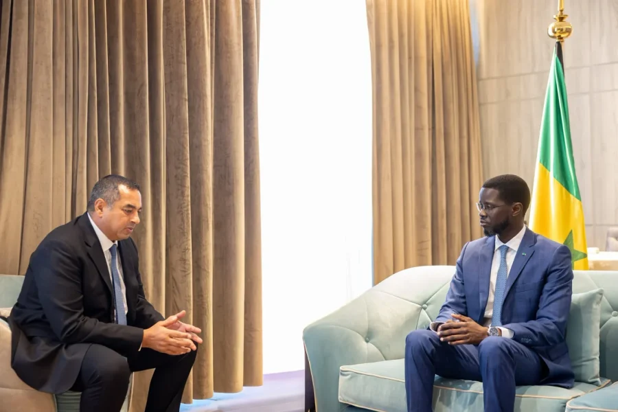 Pr Diomaye Faye et Mohamed Ismail Mansour, fondateur du groupe Infinity